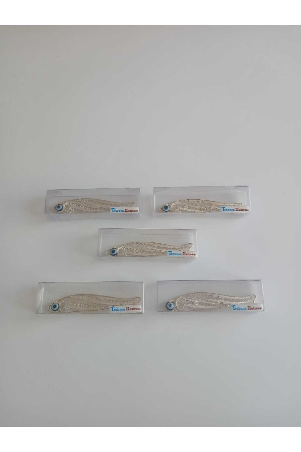 5 Adet Elüretimi Telkari Hamsi Magnet Seti