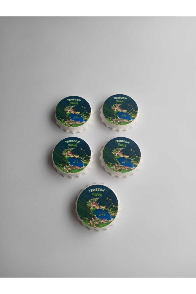 5 Adet Uzungöl Manzaralı Şişe Açacak Buzdolabı Magneti