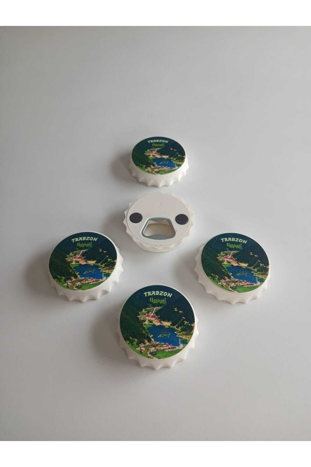 5 Adet Uzungöl Manzaralı Şişe Açacak Buzdolabı Magneti