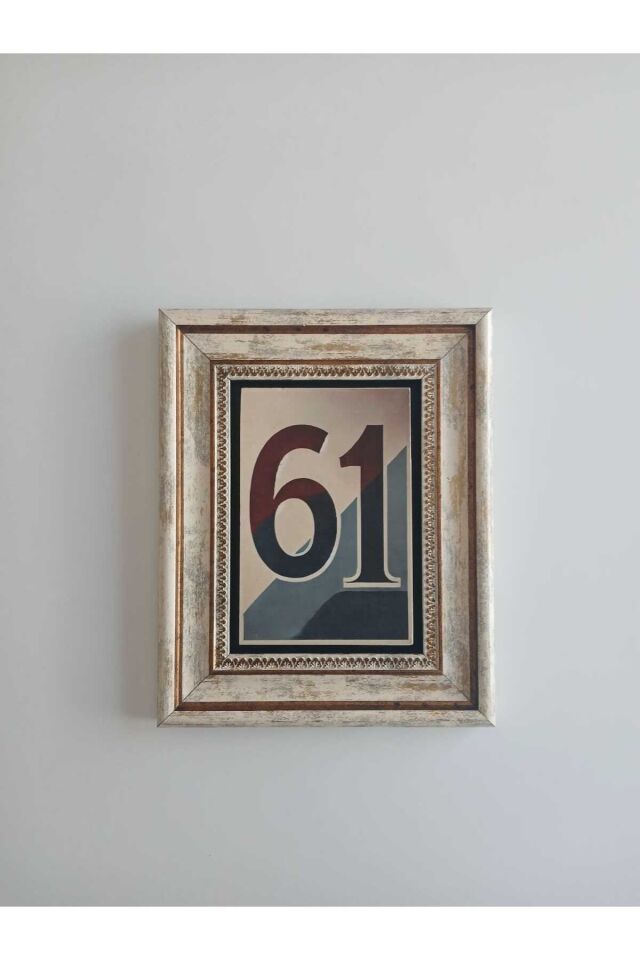 Trabzon 61 Numaralı Doğaltaş Ahşap Duvar Tablosu