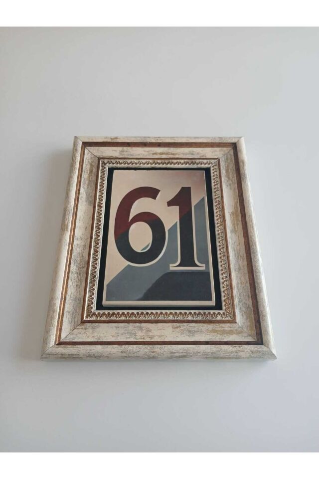 Trabzon 61 Numaralı Doğaltaş Ahşap Duvar Tablosu