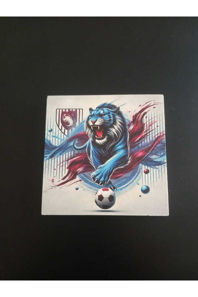 Bordo Mavi Kaplan Figürlü Doğal Taş Masa Üstlük