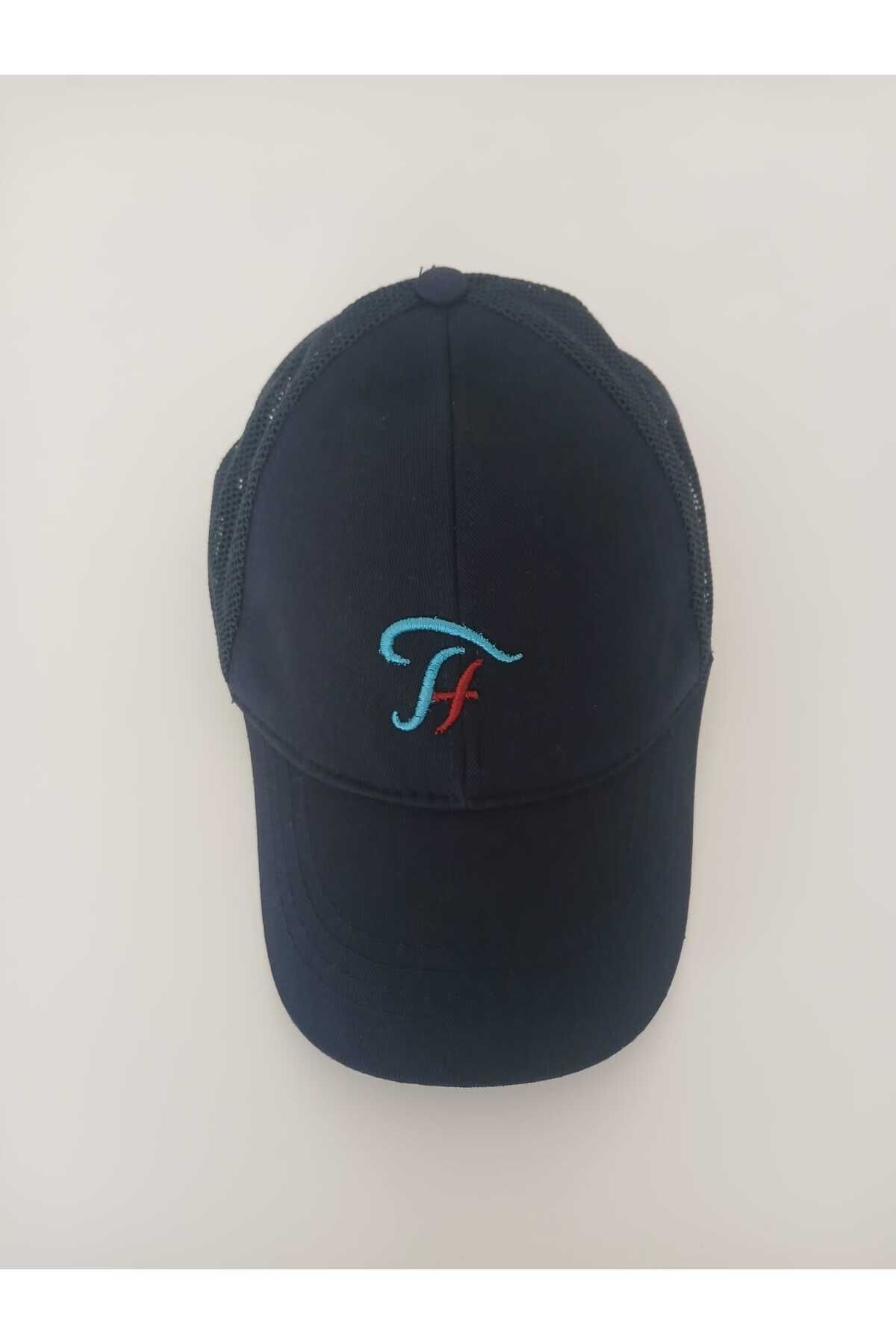 Fileli Bordomavi Trabzon Hatırası Logolu Mavi Renk Şapka