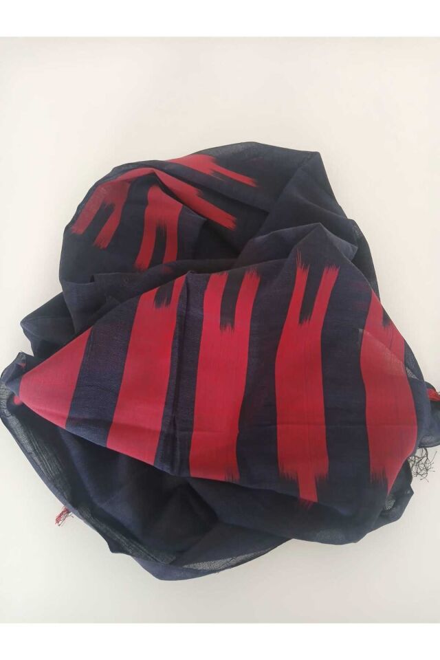 Trabzon hatirasi logolu kesan desenli buyuk olcu (50x160cm.)bordomavi fular.