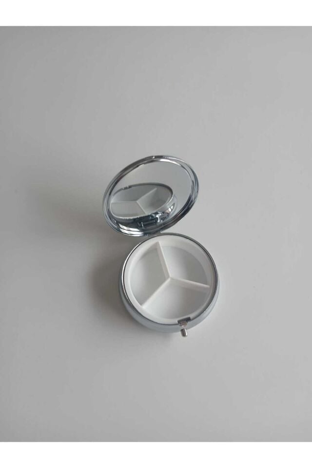 Trabzon Uzungöl Temalı Metal Yuvarlak İlaç (Hap) Saklama Kutusu