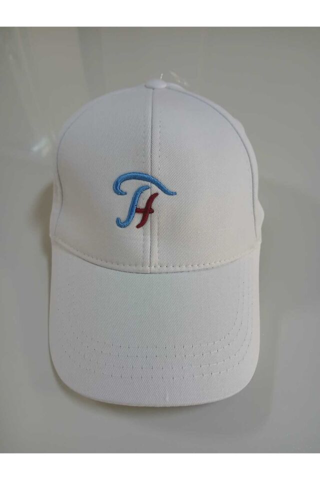 Trabzon Hatırası Nakış İşli Beyaz Şapka