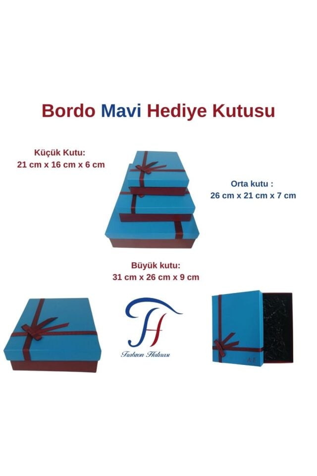 3 Adet Bordomavi Hediye Kutu Seti