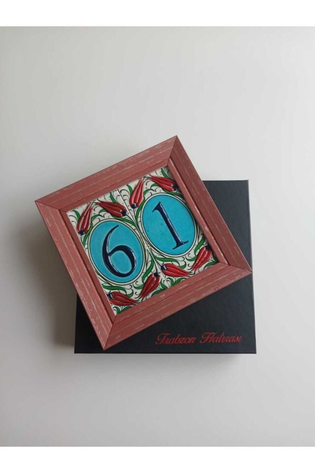 Trabzon Hatırası El Yapımı 61 Çini Tablo