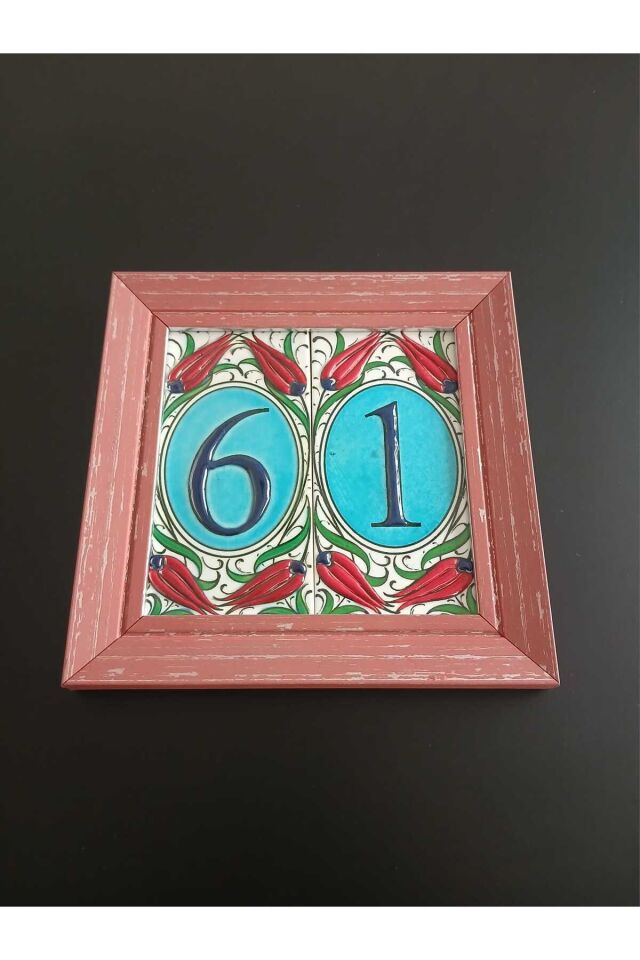 Trabzon Hatırası El Yapımı 61 Çini Tablo