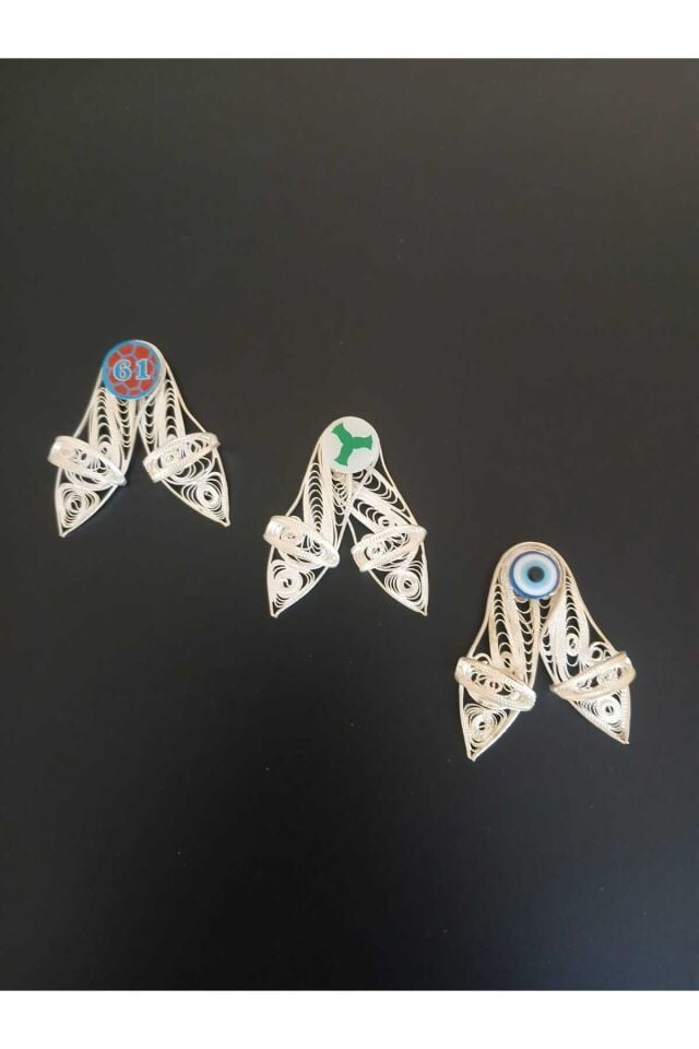 Üçlü Telkari Takunya Buzdolabı Magnet Seti