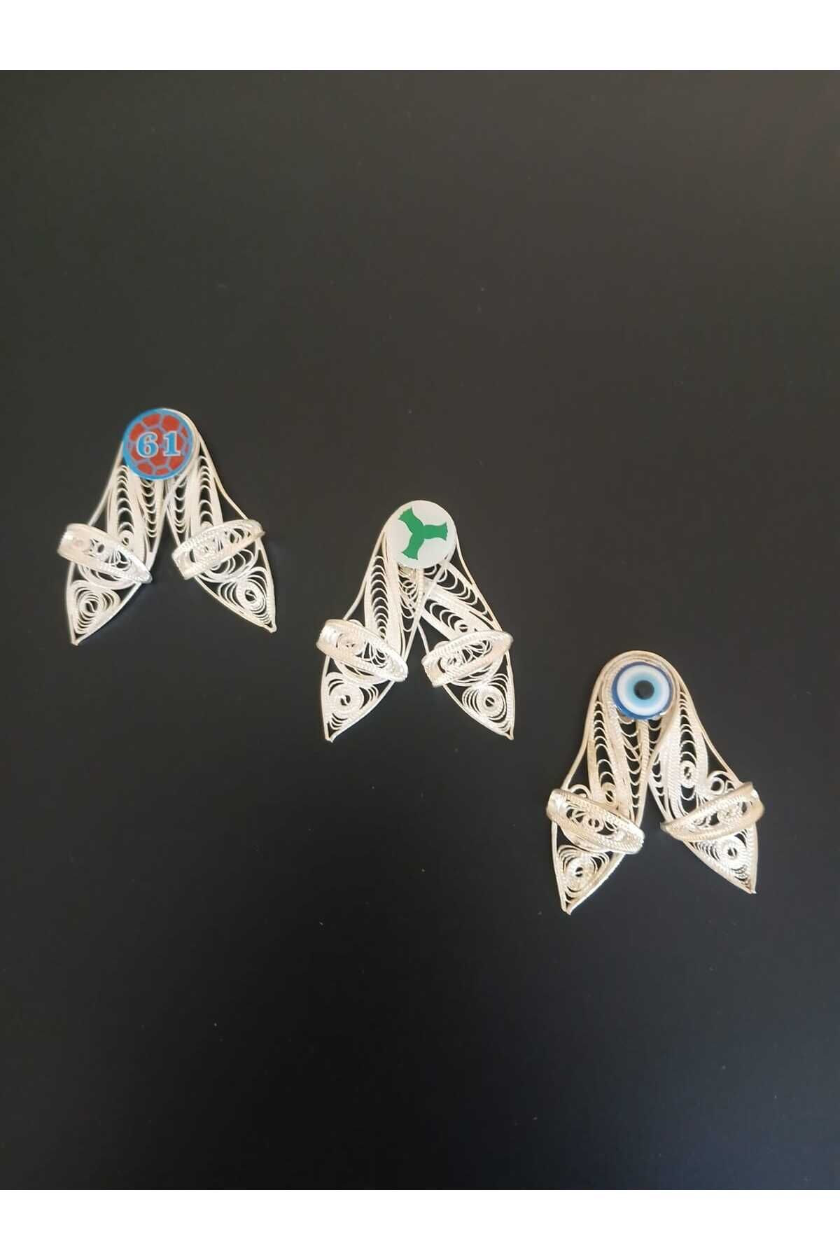 Üçlü Telkari Takunya Buzdolabı Magnet Seti