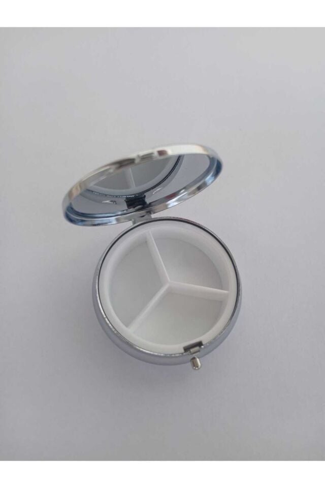 Trabzon Akçaabat Manzaralı Metal Yuvarlak İlaç (Hap)Saklama Kutusu