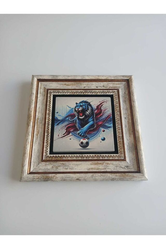 Bordomavi Kaplan Figürlü Doğaltaş Tablo