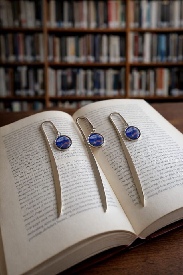 3 Adet Trabzon Uzungöl Manzaralı Metal Kitap Ayracı