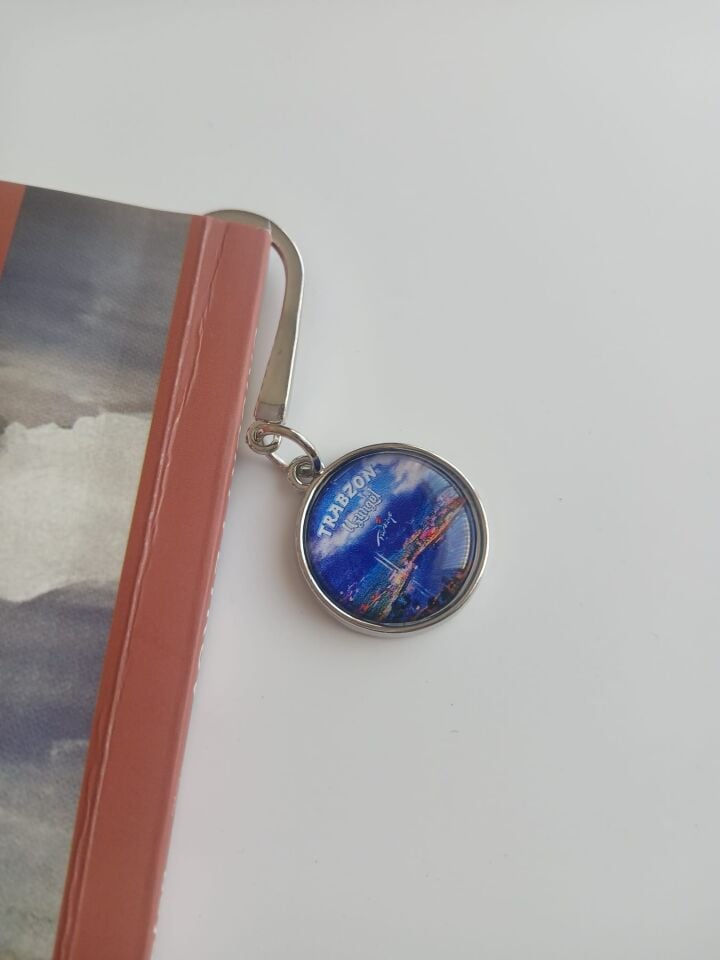 3 Adet Trabzon Uzungöl Manzaralı Metal Kitap Ayracı