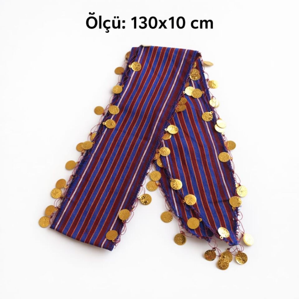 9 Adet Koyu Bordomavi Bandana Seti