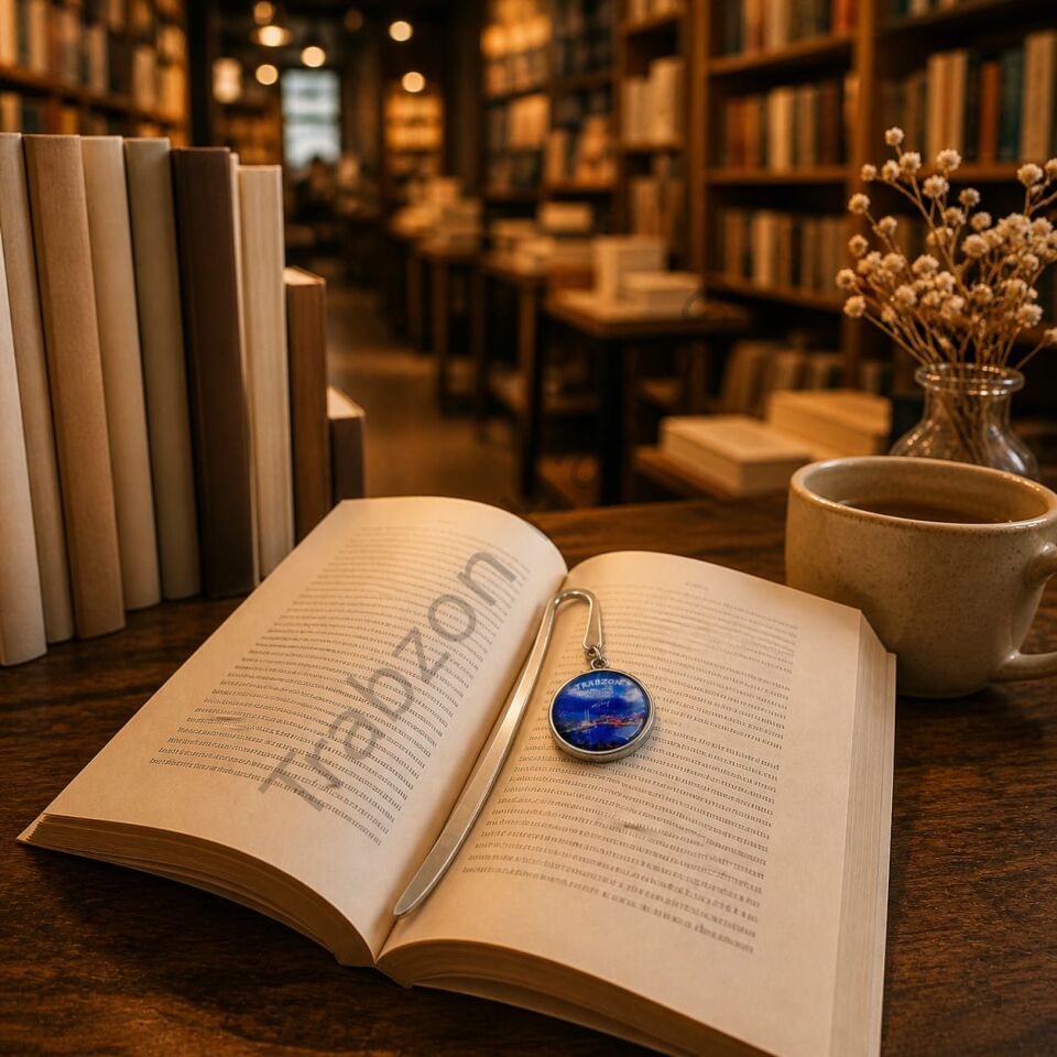 Trabzon Uzungöl Manzaralı Metal Kitap Ayracı