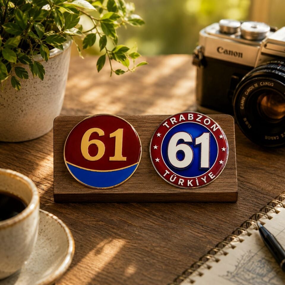 Trabzon Manzaralı İkili Epoksi Magnet Seti – Sticker Hediyeli