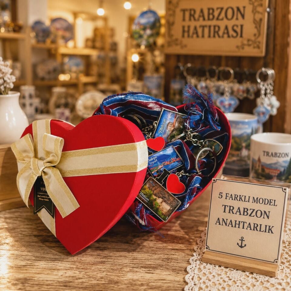 5 Farklı Model Trabzon Anahtarlık Seti